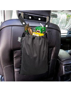 Bolsa de Basura para Auto RMMOORORO Impermeable Negra 26.9x37.1cm 2