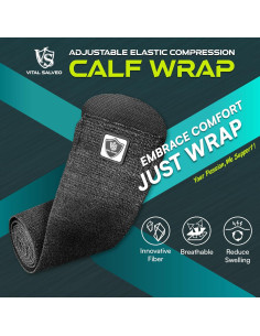 Faja Compresiva Transpirable Vital Salveo para Pantorrilla 10cm 2