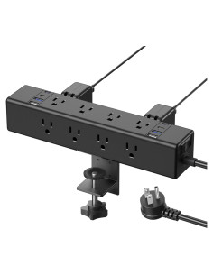 Regleta de Alimentación CCCEI 20W con 12 Salidas y 8 Puertos USB