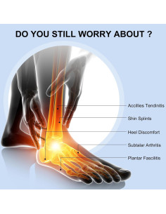 Almohadillas de Talón de Silicona Wonderwin - 4 Piezas Grande 2