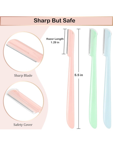 Cuchillas Dermaplane Revahope 12 Piezas para Vello Facial