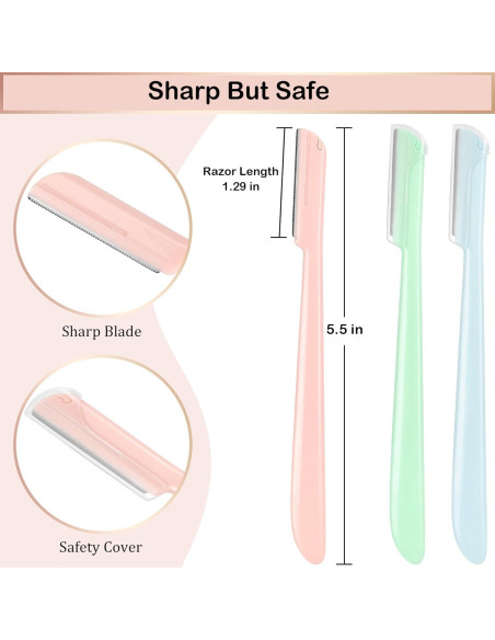 Cuchillas Dermaplane Revahope 12 Piezas para Vello Facial