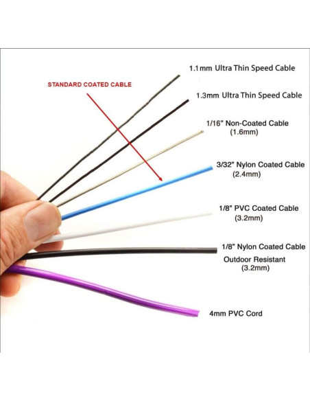 Cuerda de Salto EliteSRS 3.05 m Ajustable Nylon Acero