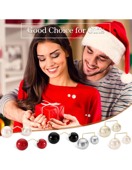 Alfileres de Perlas Artificiales WILLBOND 6 Pcs Elegantes