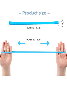 Bandas de Toalla de Playa YIKANGHENG 6 Pcs 90 cm Silicona 2