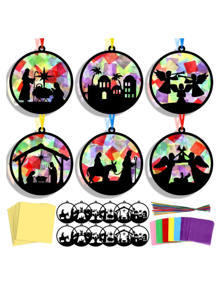 30 Piezas Manualidades de Papel Atrapa Luz AmazingSpark