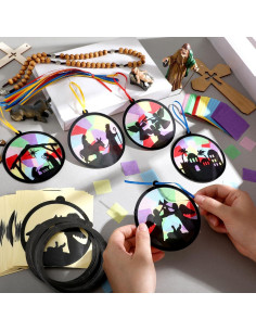 30 Piezas Manualidades de Papel Atrapa Luz AmazingSpark 2