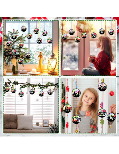 30 Piezas Manualidades de Papel Atrapa Luz AmazingSpark