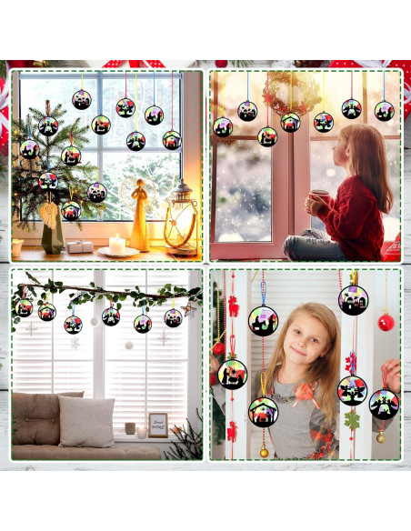 30 Piezas Manualidades de Papel Atrapa Luz AmazingSpark