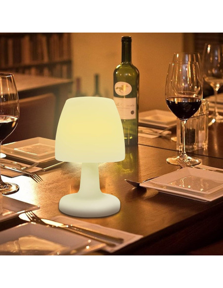 Lámpara de Mesa Inalámbrica uuffoo LED RGB Recargable 27.2cm