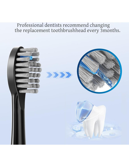 Cabezas de Repuesto WaterPik Sonic Fusion - Paquete de 3