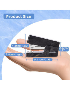 Grapadora Mini Deli CZBSNS083 con 830 Grapas, 25 Hojas 2