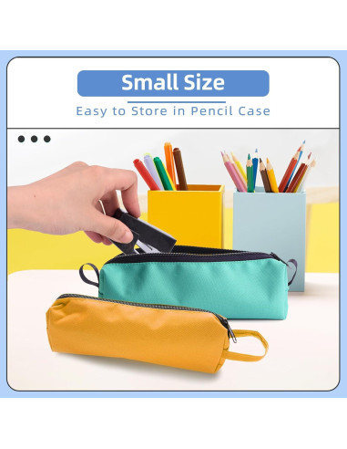 Grapadora Mini Deli CZBSNS083 con 830 Grapas, 25 Hojas