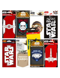 Calcomanías Star Wars Disney - Paquete de 9 Decorativas