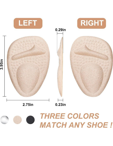 Cojines metatarsales Comfowner para mujeres - Alivio dolor pie