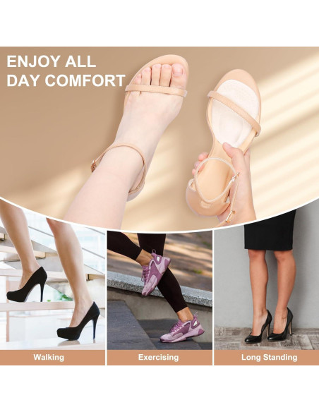 Cojines metatarsales Comfowner para mujeres - Alivio dolor pie