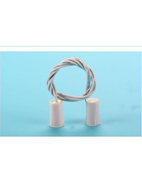 5 Juegos Interruptores Magnéticos de Puerta YXQ RC-33 Blanco