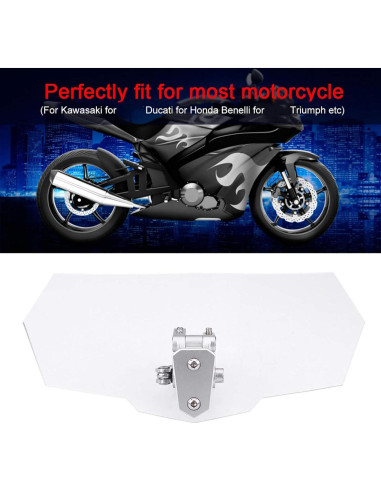 Deflector de Viento Ajustable Haofy para Motocicleta ABS