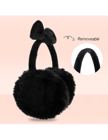 Orejeras de Invierno POXIMI para Mujeres - Forro Polar Ajustable