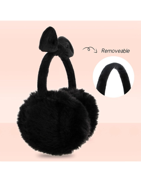 Orejeras de Invierno POXIMI para Mujeres - Forro Polar Ajustable