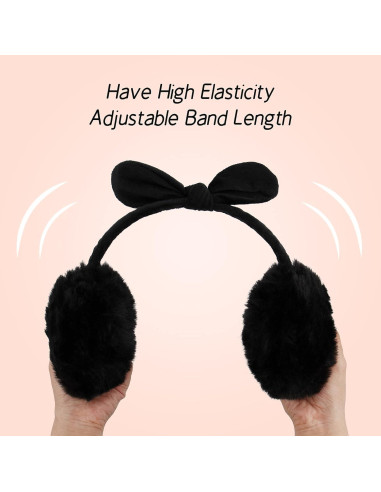 Orejeras de Invierno POXIMI para Mujeres - Forro Polar Ajustable