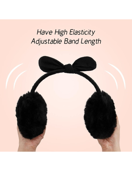 Orejeras de Invierno POXIMI para Mujeres - Forro Polar Ajustable