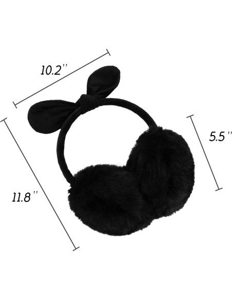 Orejeras de Invierno POXIMI para Mujeres - Forro Polar Ajustable