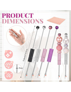 Tondiamo 4 Pcs Descosedores de Costuras Multicolor 14.2 cm 2