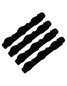 4 Diademas de Terciopelo Trenzadas KINGWEDDING Clips de Pelo