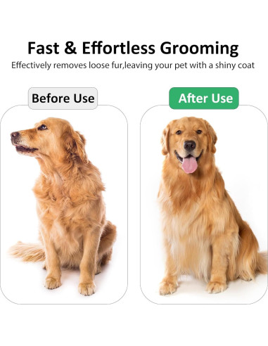 Cepillo Slicker Autolimpiante DAVEMED para Perros y Gatos Verde