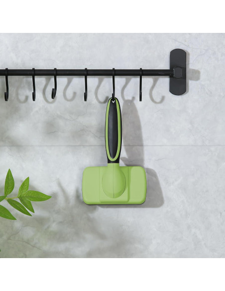 Cepillo Slicker Autolimpiante DAVEMED para Perros y Gatos Verde