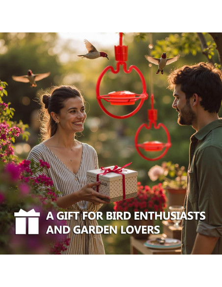 Alimentador de Colibrí ORIENTOOLS 269g con Trampa para Hormigas