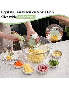 Rebanador Mandolina Soraya Living - 6 Cuchillas Intercambiables 2