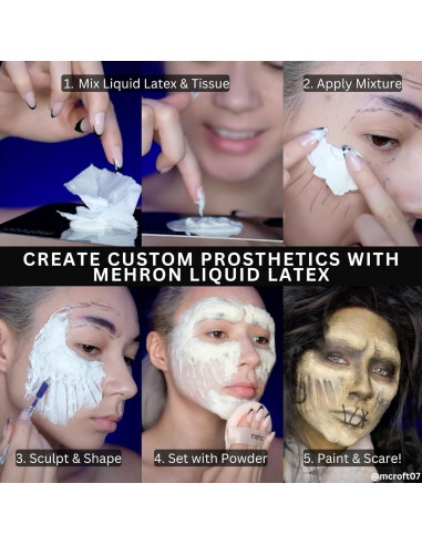 Mehron Latex Líquido 30 ml | Maquillaje SFX Halloween