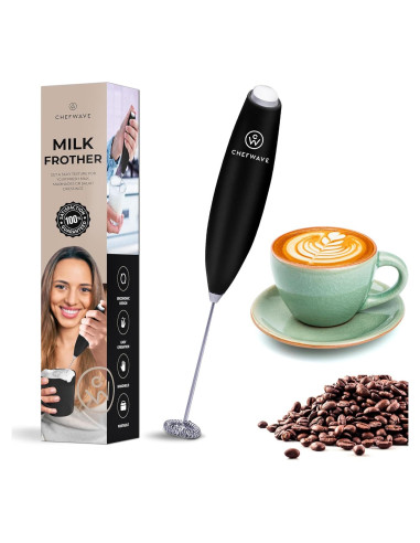 Espumador de Leche Eléctrico ChefWave CW-MFB - Acero Inoxidable