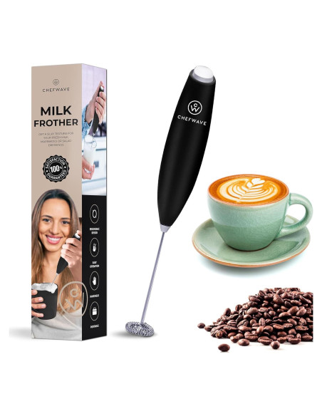Espumador de Leche Eléctrico ChefWave CW-MFB - Acero Inoxidable