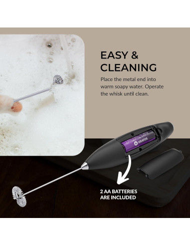 Espumador de Leche Eléctrico ChefWave CW-MFB - Acero Inoxidable