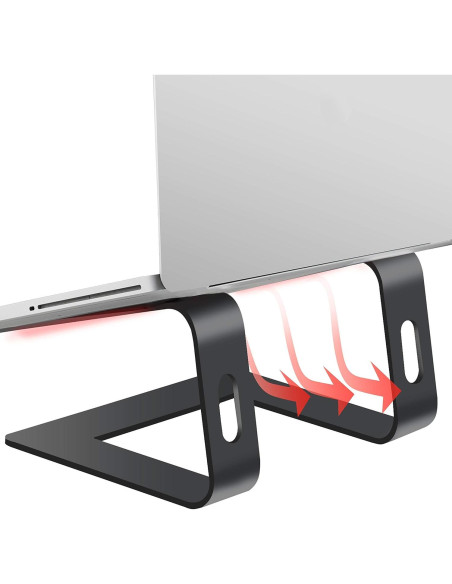 Soporte para Laptop Orionstar Ergonómico Aluminio 10-15.6" Negro Soporte para Laptop Orionstar Ergonómico Aluminio 10-15.6" Negro