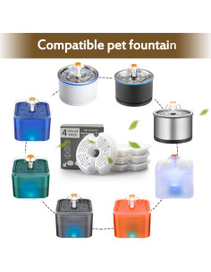 Filtros de Agua para Gatos Opeth - Paquete de 4 Filtros de Carbono 2