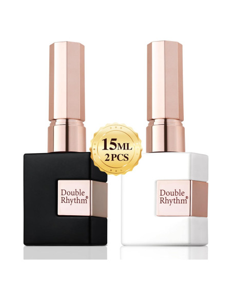 Conjunto de Esmalte de Uñas UV Gel Ritmo Doble 15ml 2 Pcs