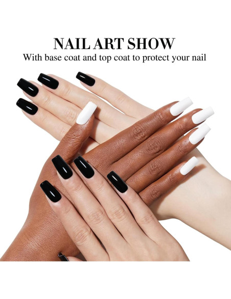 Conjunto de Esmalte de Uñas UV Gel Ritmo Doble 15ml 2 Pcs