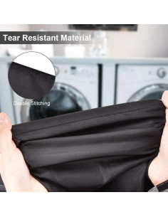 Paquete de 2 Bolsas de Lavandería OTraki 71x114cm Negro 2