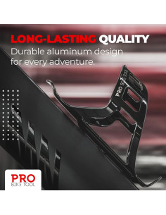 Soporte para Botella de Agua PRO BIKE TOOL, Aluminio Negro 2