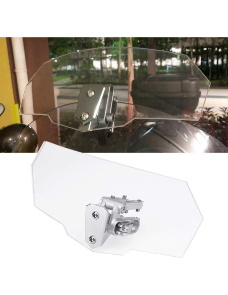 Deflector de Viento Ajustable Haofy para Motocicleta ABS