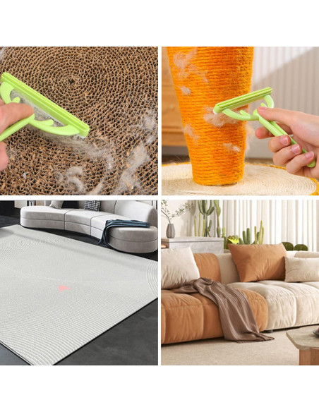 Cepillo Autolimpiante para Mascotas Myweyde 19.3cm Verde