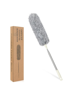 Plumero Extensible OFFCUP de Microfibra 254 cm Flexible Gris