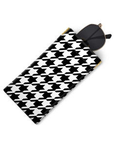 Estuche de Gafas de Piel con Anillo D Rosa Oro - Compacto y Elegante