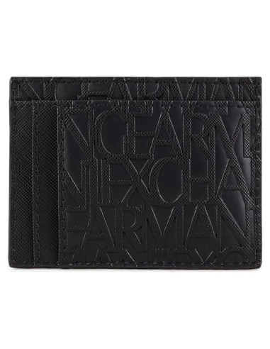 Soporte para Tarjetas de Crédito Armani Exchange Ivan SLG Negro