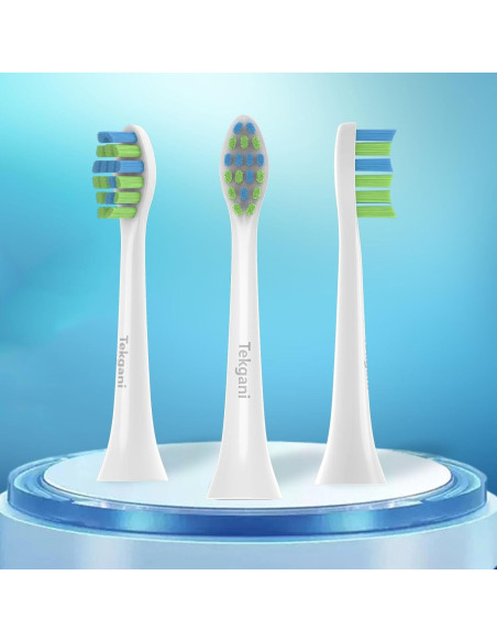 5 Cabezas de Reemplazo Tekgani para Cepillo Eléctrico 7AM2M