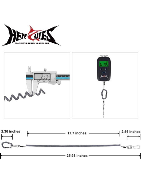Cuerda de Pesca HERCULES M4 21.56m Alta Resistencia